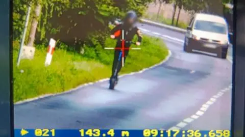 14-latek jechał z prędkością 53 km/h