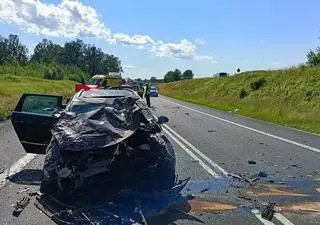 Tragiczny wypadek na DK16 koło Biskupca