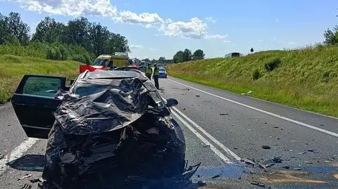 Tragiczny wypadek na DK16 koło Biskupca