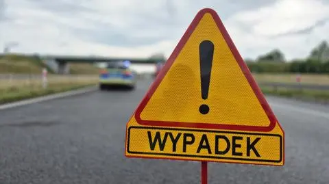 wypadek trójkąt droga