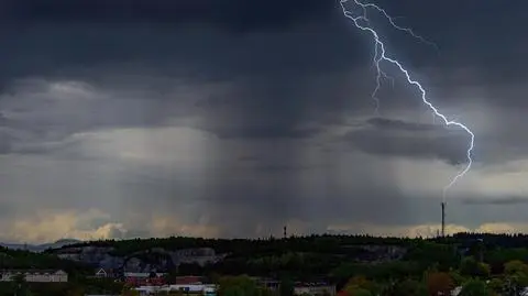 Burze, opady deszczu