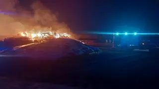 Ostatnio w gospodarstwie wybuchł duży pożar