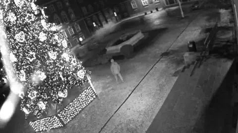 Kradzież ozdób z miejskiej choinki