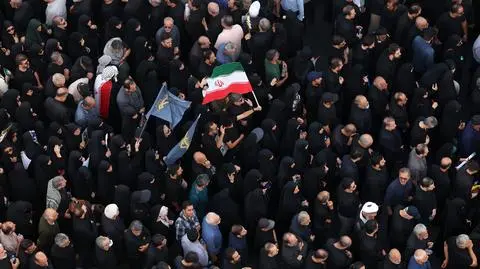 Państwowy pogrzeb wojskowych i naukowców, którzy zginęli w izraelskich atakach