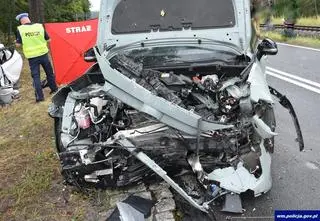 Tragiczny wypadek na DK 58