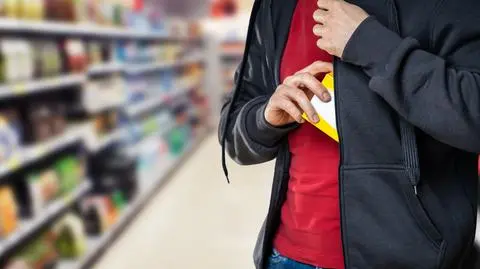 "Epidemia kradzieży" w sklepach. Coraz częstsza metoda "kamikadze"