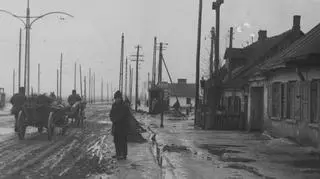 Ulica Grójecka w 1928 roku