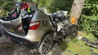 W wypadku zginął mężczyzna i niemowlę