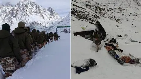 Akcja ratunkowa po lawinie w indyjskim stanie Uttarakhand