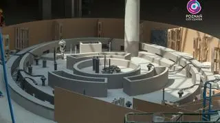 Fontanna PCC w budowie