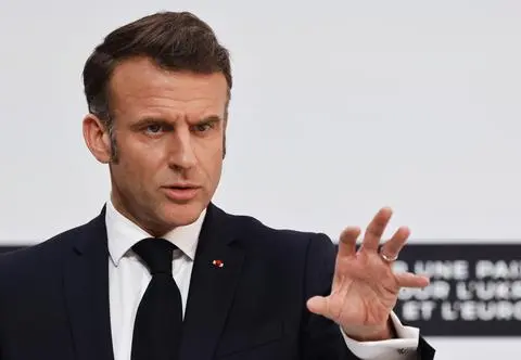 Macron o "siłach reasekuracyjnych" w Ukrainie. Podał szczegóły
