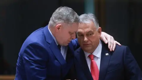 Robert Fico (z lewej) i Viktor Orban