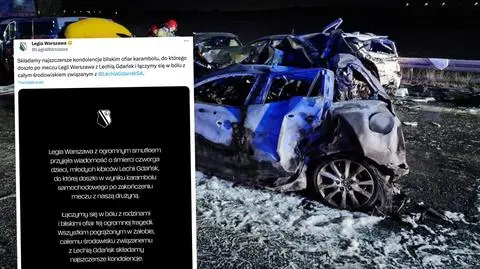 Legia składa kondolencje po karambolu