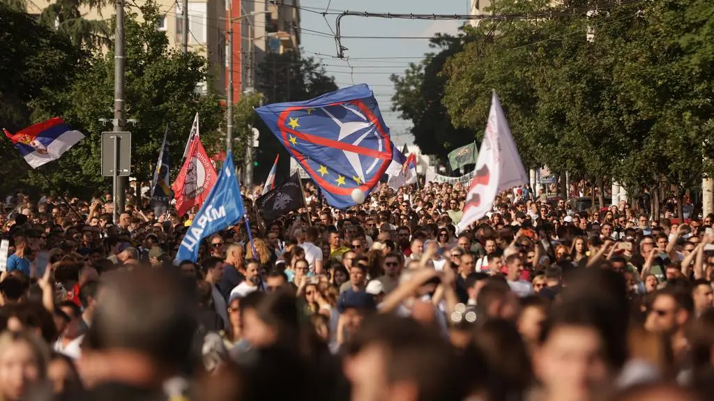 Protesty w Serbii (23.05.2026 r.)