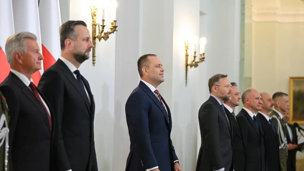 Uroczystość nominacji generała Ireneusza Nowaka w Pałacu Prezydenckim 