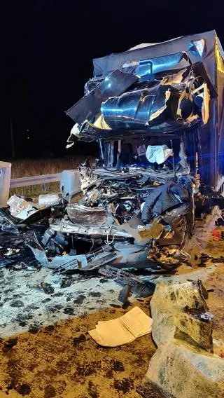 Wypadek na A4 na wysokości Zgorzelca