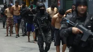 Policyjna akcja przeciwko gangom w Rio de Janeiro