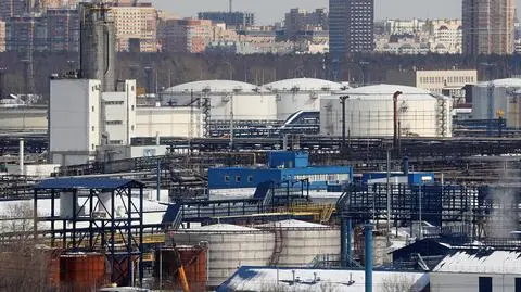 Rafineria koncernu Gazprom Nieft w Moskwie 