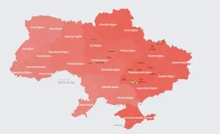 Alarmy przeciwlotnicze w Ukrainie w nocy z 20 na 21 lipca 2025 r.