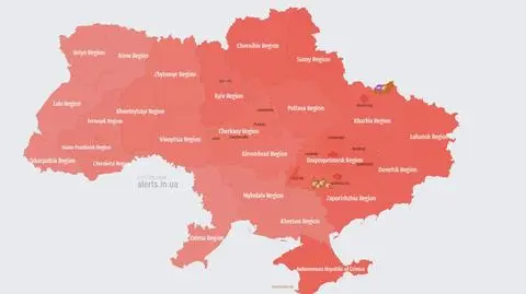 Alarmy przeciwlotnicze w Ukrainie w nocy z 20 na 21 lipca 2025 r.