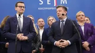 Mateusz Morawiecki i Michał Dworczyk 
