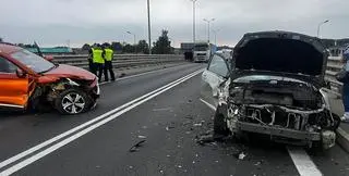 Zderzenie czterech pojazdów w Głogowie Małopolskim