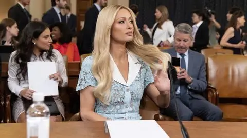 Paris Hilton w Kongresie USA (26 czerwca 2024 r.)
