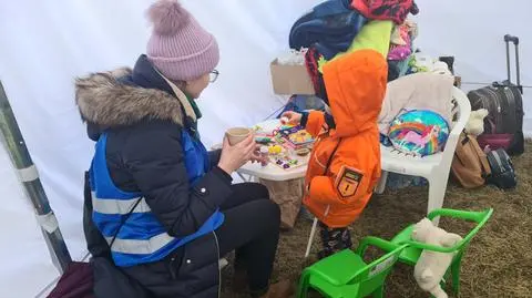 Granica polsko-ukraińska w Hrebennem (pomoc osobom uciekającym przed wojną)