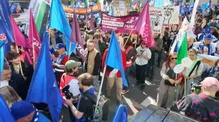 "Ogólnopolski Marsz Niezadowolenia" w Warszawie 