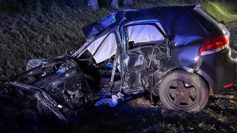 Śmiertelny wypadek drogowy z udziałem 18-letniego kierowcy