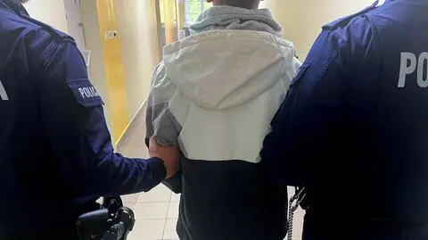 Jeden z zatrzymanych nastolatków 