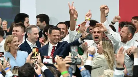 Rafał Trzaskowski w sztabie wyborczym