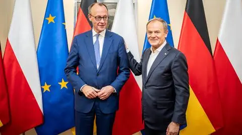 Donald Tusk i Friedrich Merz