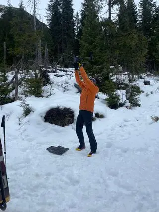 Ratownicy wykorzystali m.in. drona z kamerą termowizyjną