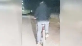 Rowerzysta wjechał na autostradę. Był pijany