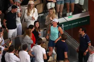 Iga Świątek in awe after seeing Robert Lewandowski among the spectators