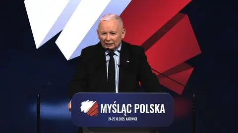 Kaczyński przemawia na konwencji PiS