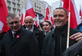 Prezydent na marszu
