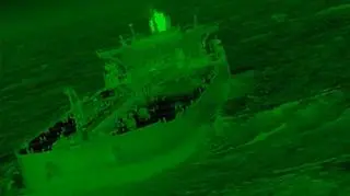 Operacja na pełnym morzu. Nagranie z akcji