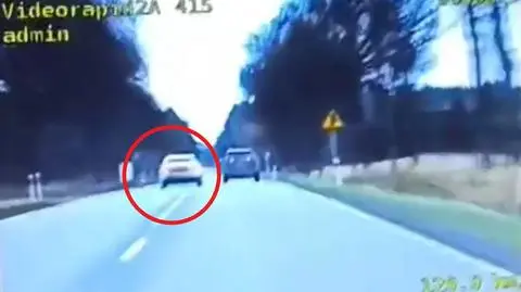 Niebezpieczna jazda kierowcy pod Ostrołęką