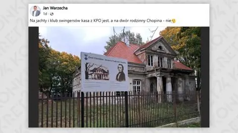 Ta ruina to "dwór rodzinny Chopina"?
