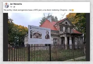 Ta ruina to "dwór rodzinny Chopina"? Oto jego historia