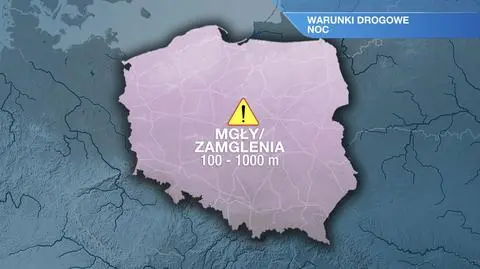 Warunki drogowe w nocy