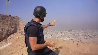 Reporter CNN w Strefie Gazy