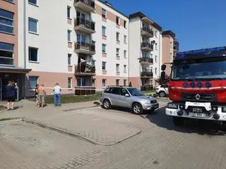 Na miejscu pracowali strażacy