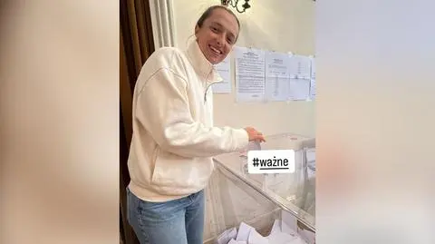 "Ważne". "Obowiązek". "Głosujemy". Świątek i inni poszli do urn