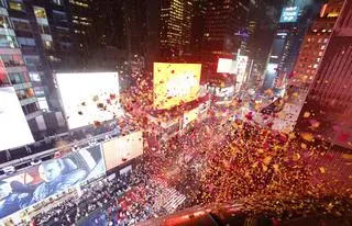 Tłum na Times Square