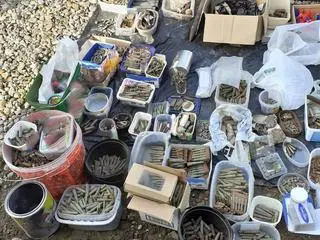 Policjanci zabezpieczyli łącznie ponad 800 kilogramów materiałów wybuchowych
