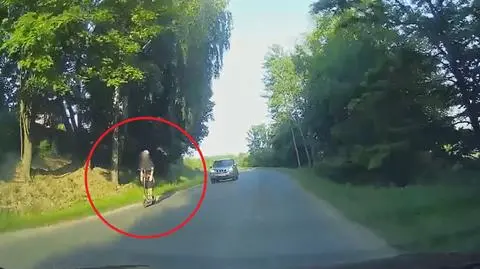 Zdarzenie na drodze w miejscowości Łuczyce (Małopolska)