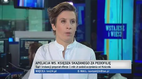 Apelacja ws. księdza skazanego za pedofilię